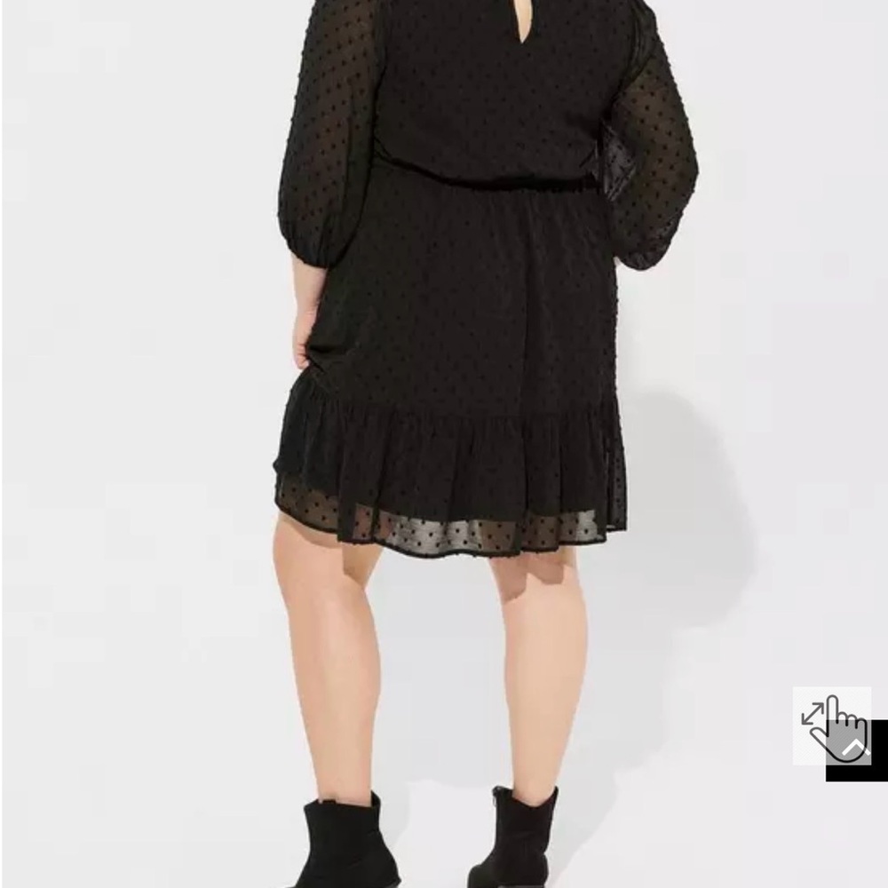 Torrid Black Long Sleeve Dress NWT size 4x 26 - Picture 9 of 9